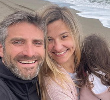 Joanna Koroniewska i Maciej Dowbor z córkami