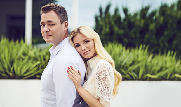 Jacek Rozenek i Roxana G aska razem w Gali