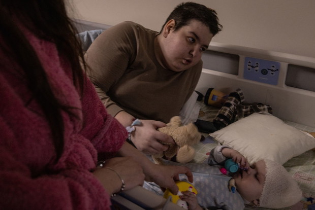 Zdjęcia ze szpitala dziecięcego Ohmatdyt w Kijowie