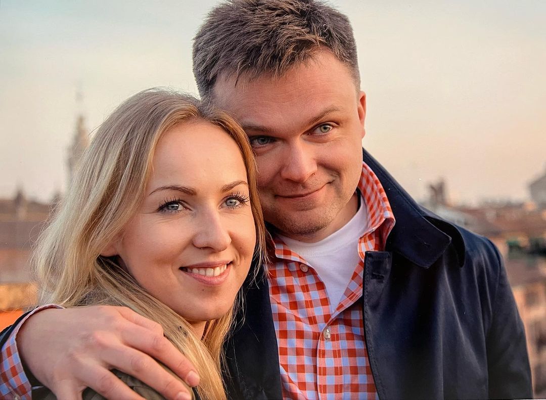 Szymon Hołownia boi się o żonę: "Nie chcę, by poszła na wojnę". Urszula Brzezińska-Hołownia jest kapitanem sił powietrznych