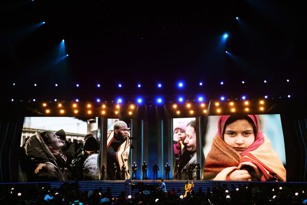 Grammy 2022: przemówienie Wołodymyra Zełenskiego