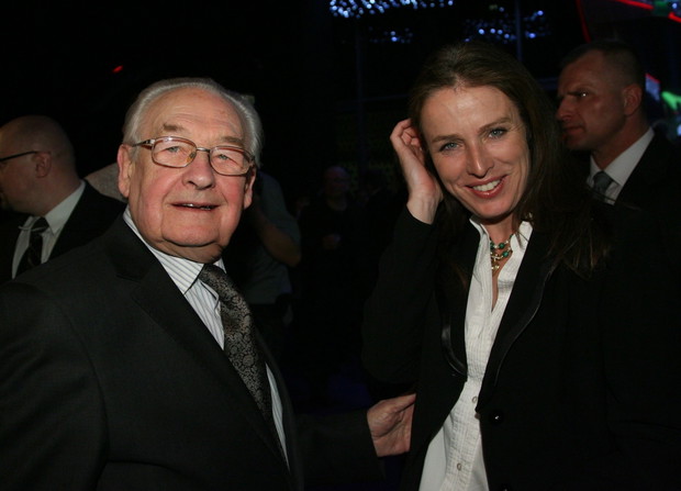 Karolina Wajda z ojcem, Andrzejem Wajdą