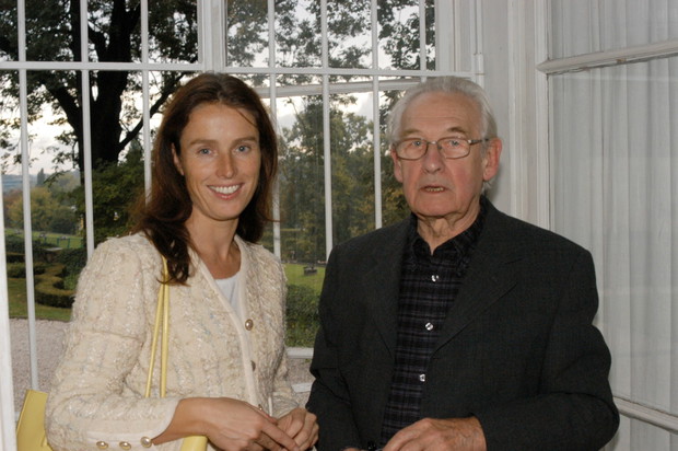 Karolina Wajda z ojcem, Andrzejem Wajdą