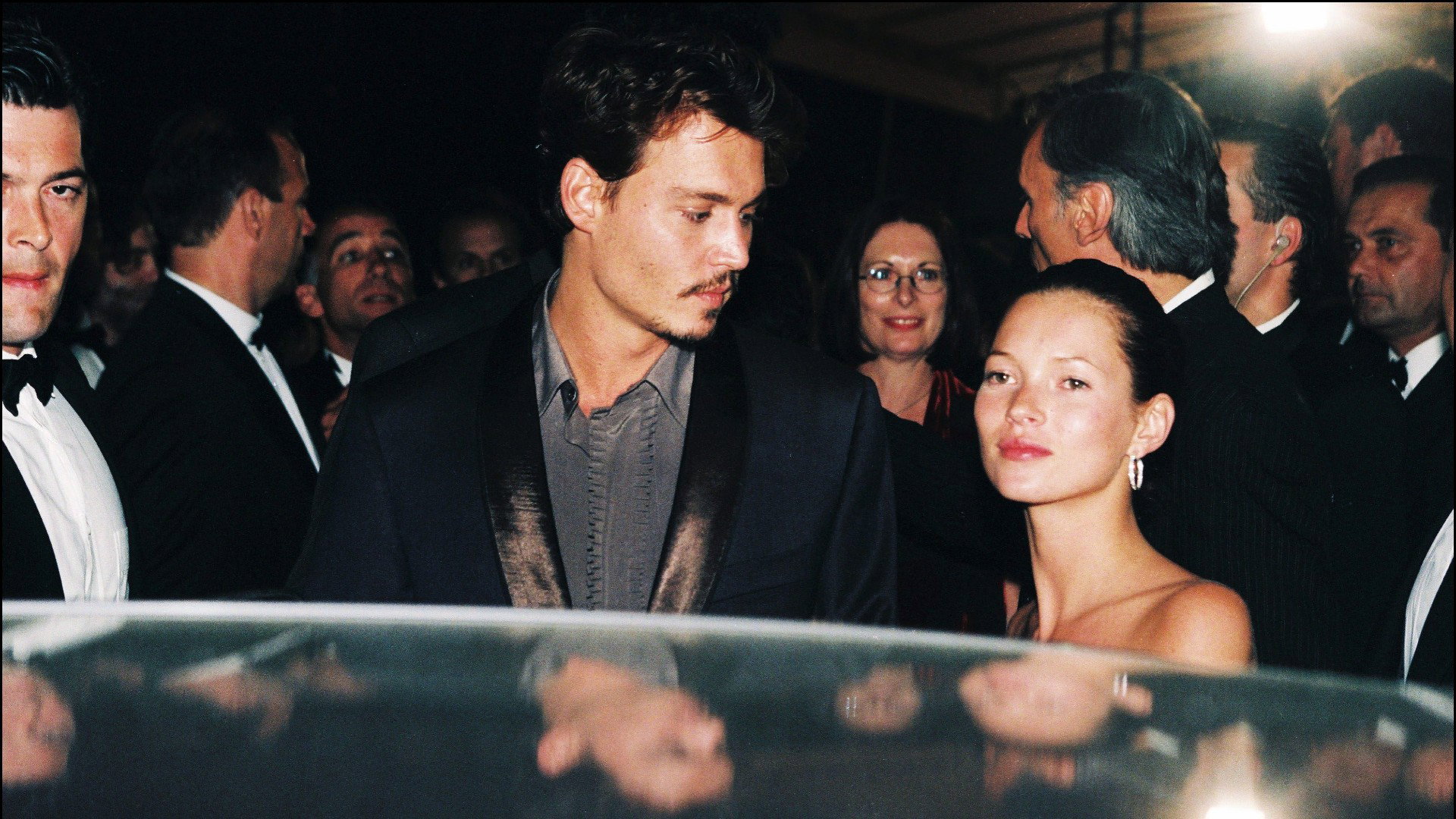 Kate Moss and Johnny Depp