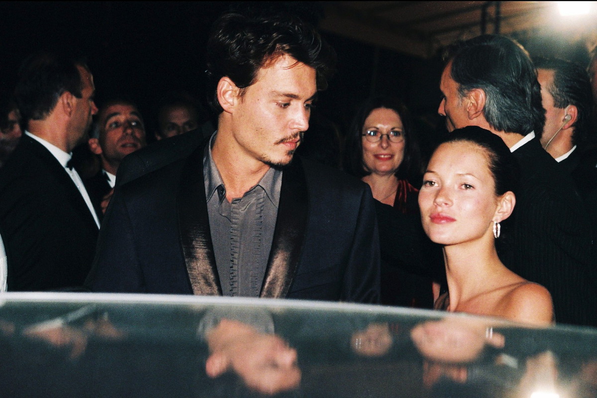 Kate Moss and Johnny Depp