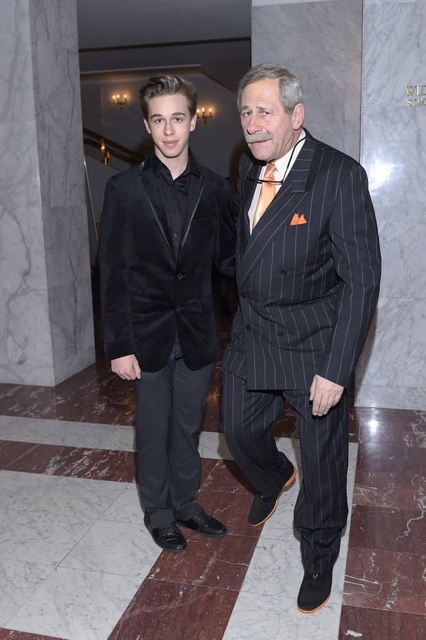 Andrzej Strzelecki z synem Antonim Strzeleckim