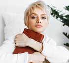 Krótkie włosy blond