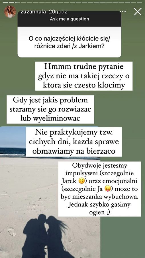 Zuzanna Pactwa na Instagramie