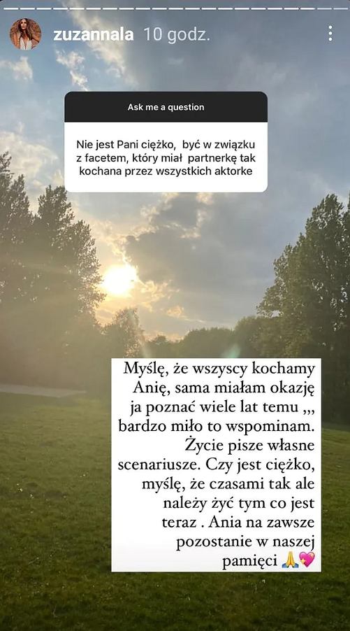 Zuzanna Pactwa na Instagramie