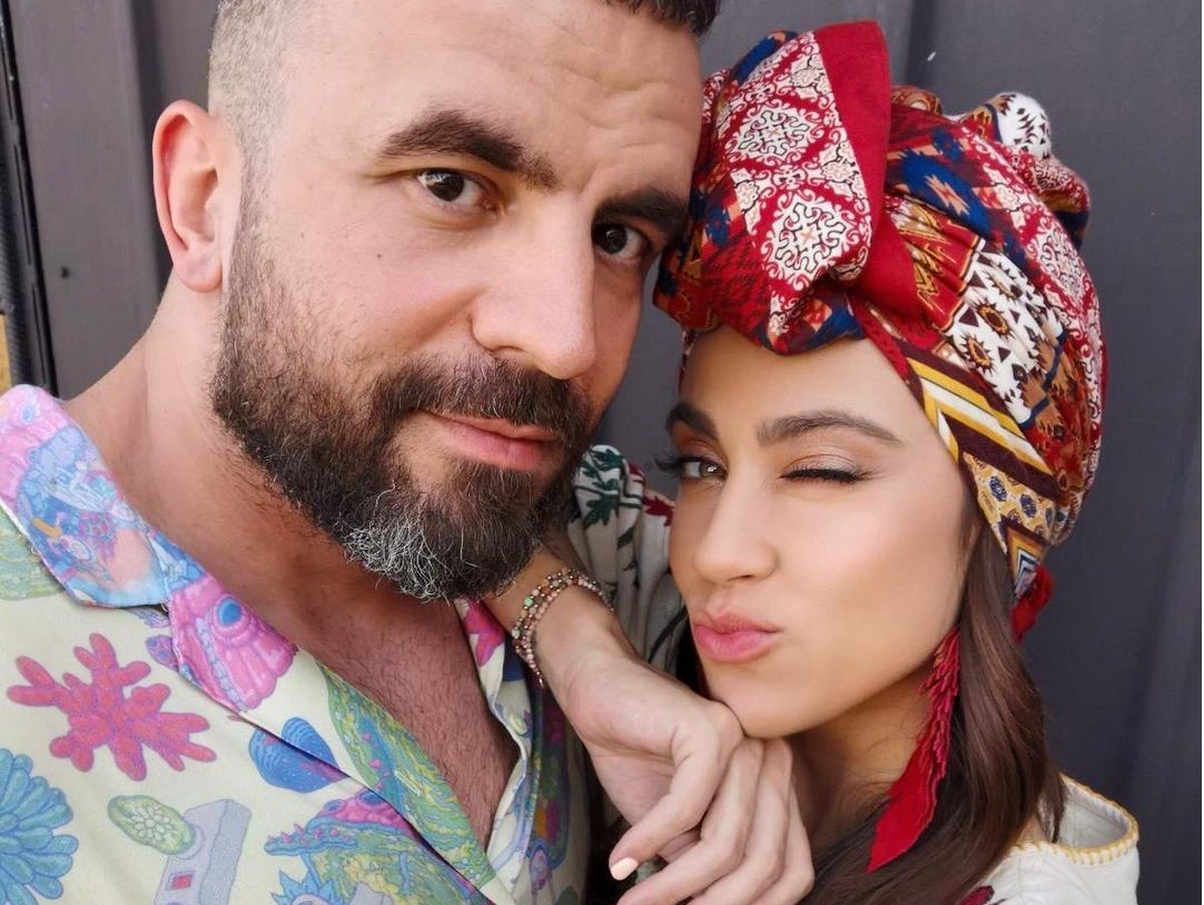 Maja Hyży z partnerem