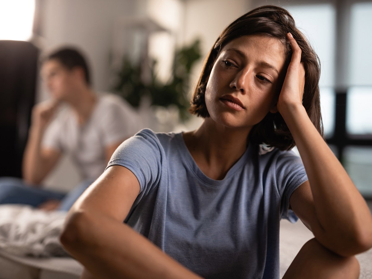 kobieta zostawiła męża