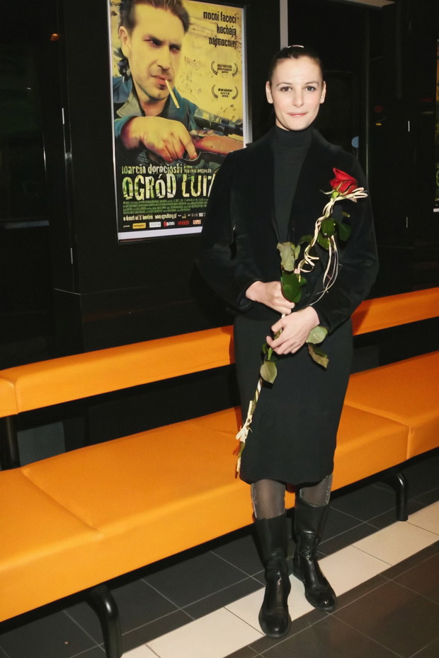 Patrycja Soliman na premierze filmu Ogród Luizy