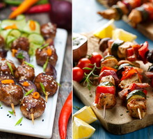 Szaszłyki z grilla - przepis