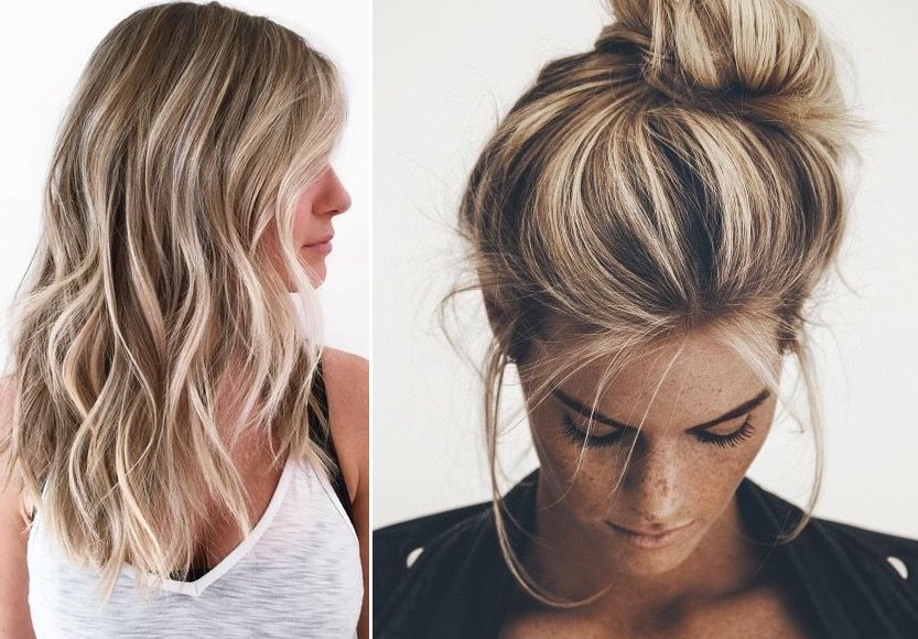 Pasemka blond to fryzura z lat 90-tych