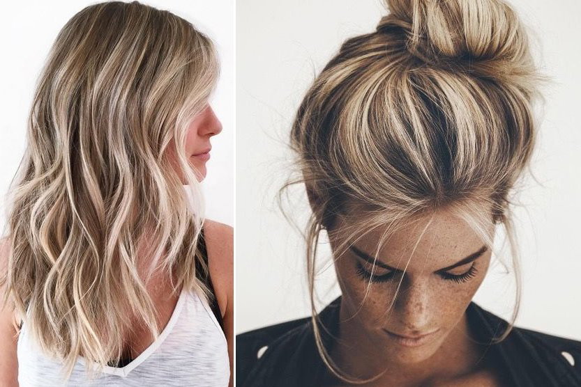 Pasemka blond to fryzura z lat 90-tych