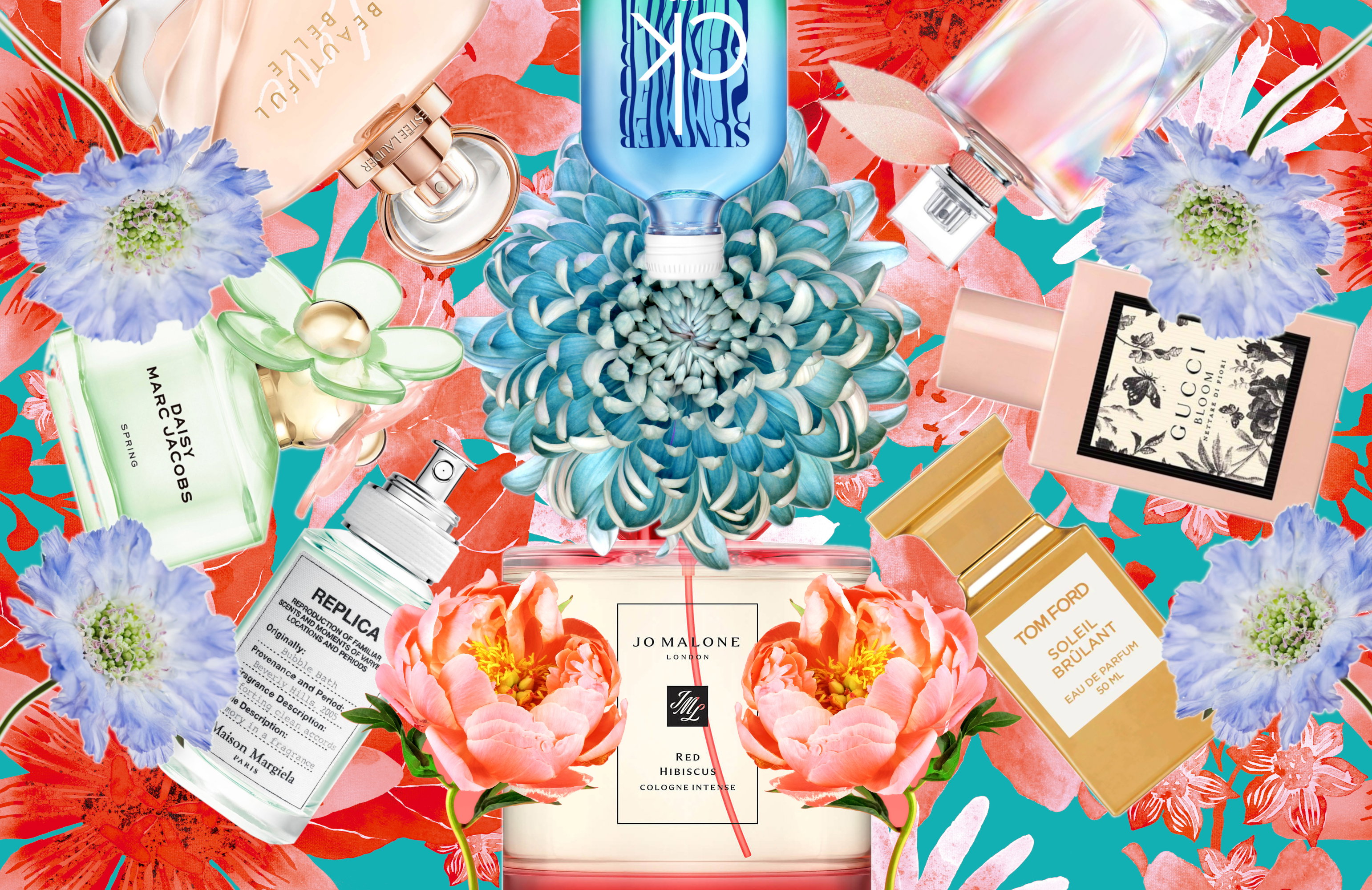 Damskie perfumy do sukienek w kwiaty