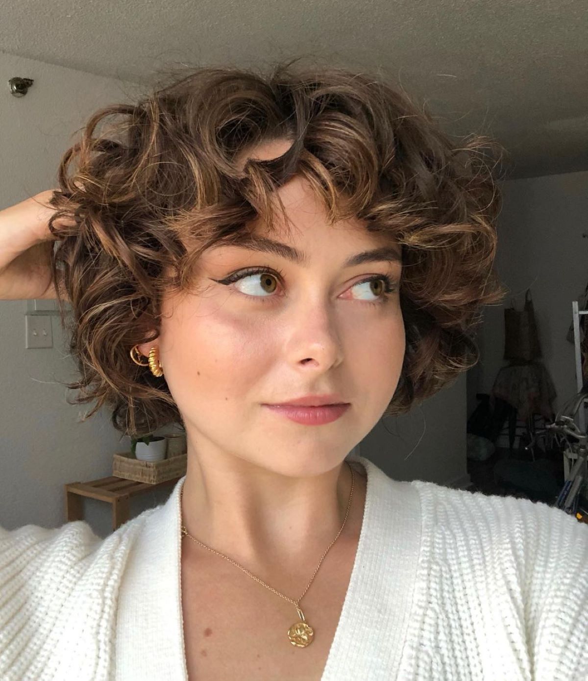 Loki na krótkich włosach