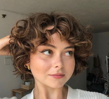 Loki na krótkich włosach