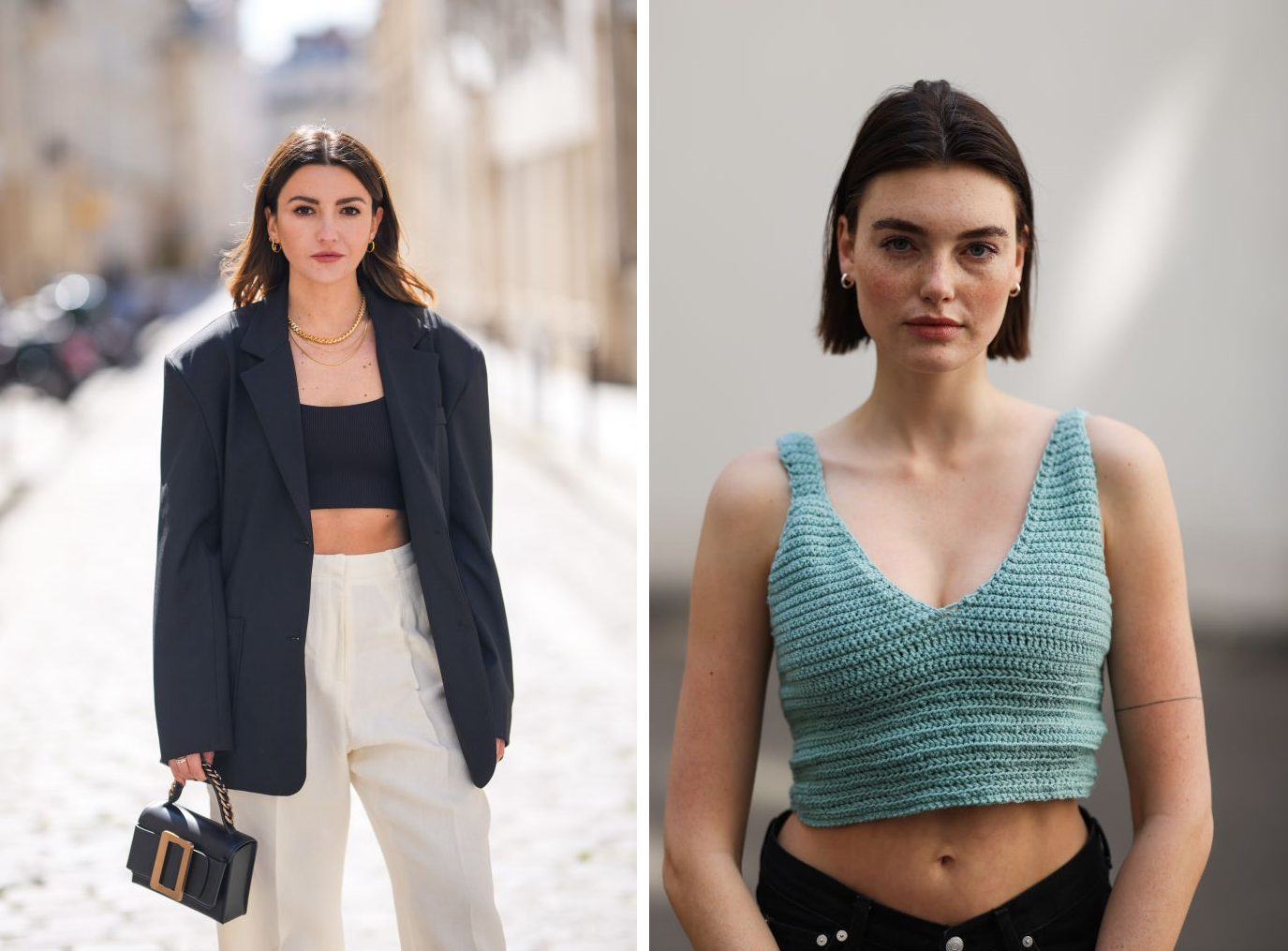 Top na cienkich ramiączkach