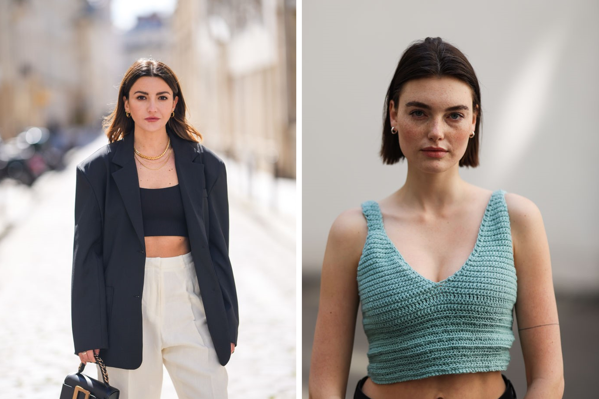 Top na cienkich ramiączkach