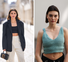 Top na cienkich ramiączkach