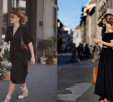 Czarna sukienka na wesele