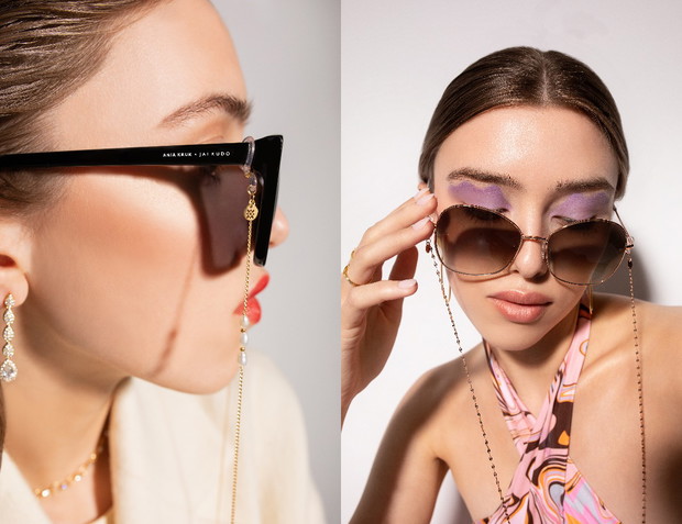Ania Kruk połączyła siły z Jai Kudo. Efekt? Kolekcja okularów na łańcuszkach w 4 stylach. I wiecie co? Są boskie!
