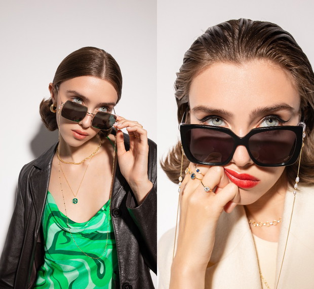 Ania Kruk połączyła siły z Jai Kudo. Efekt? Kolekcja okularów na łańcuszkach w 4 stylach. I wiecie co? Są boskie!