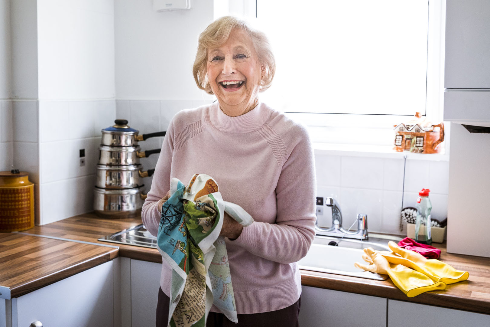Independent Senior Woman in her Kitchen