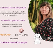 Jak uszyć sukienkę w kwiaty do kolan? Pomoże ci w tym nasza ambasadorka!