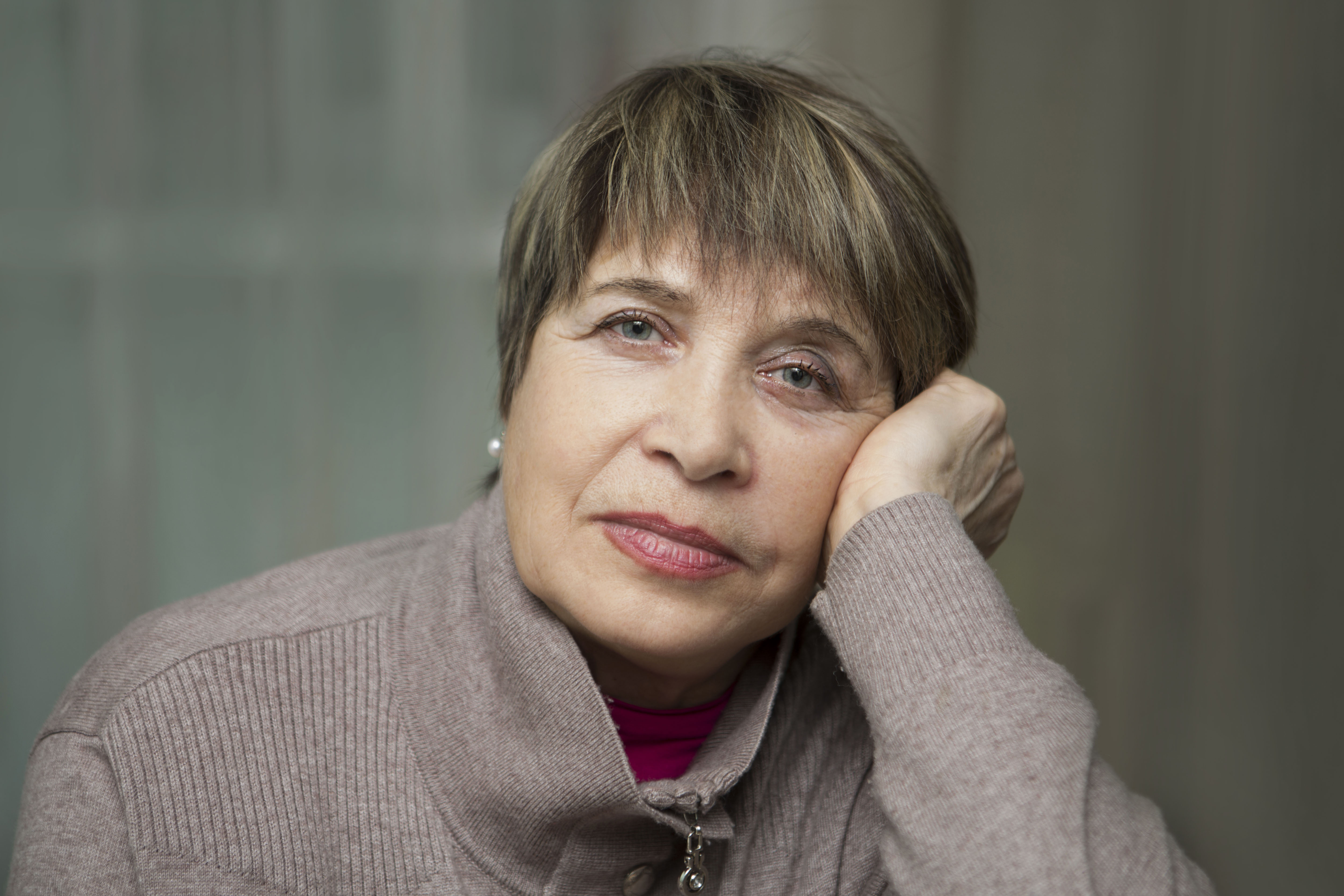 portrait of the elderly woman