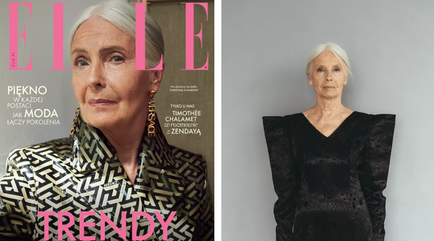 Christina Flagmeier: ma 74 lata i właśnie znalazła się na okładce prestiżowego magazynu! Kim jest tajemnicza srebrnowłosa piękność?