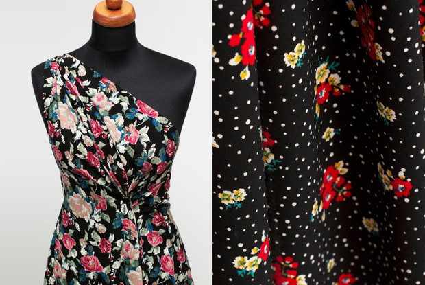 Jak uszyć sukienkę w kwiaty do kolan? Pomoże ci w tym nasza ambasadorka!