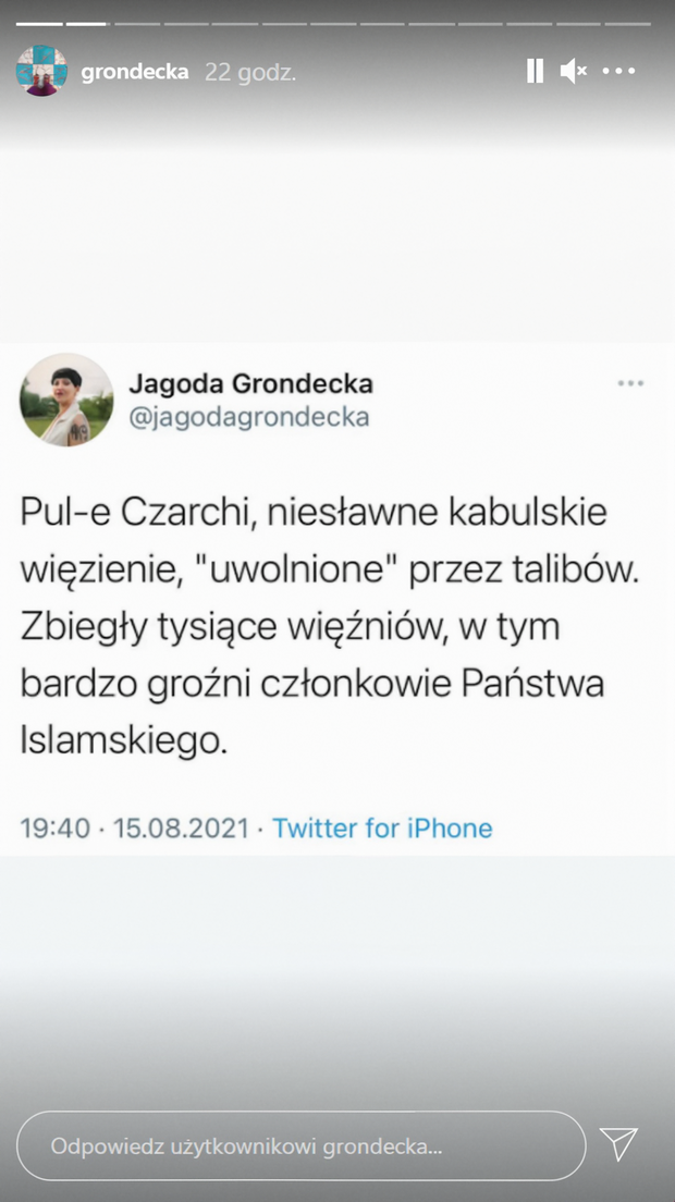 Mamy akcję zgłaszania takich dziw*k jak ty. Talibowie znajdą cię i zabiją, takie wiadomości dostaje polska dziennikarka w Afganistanie