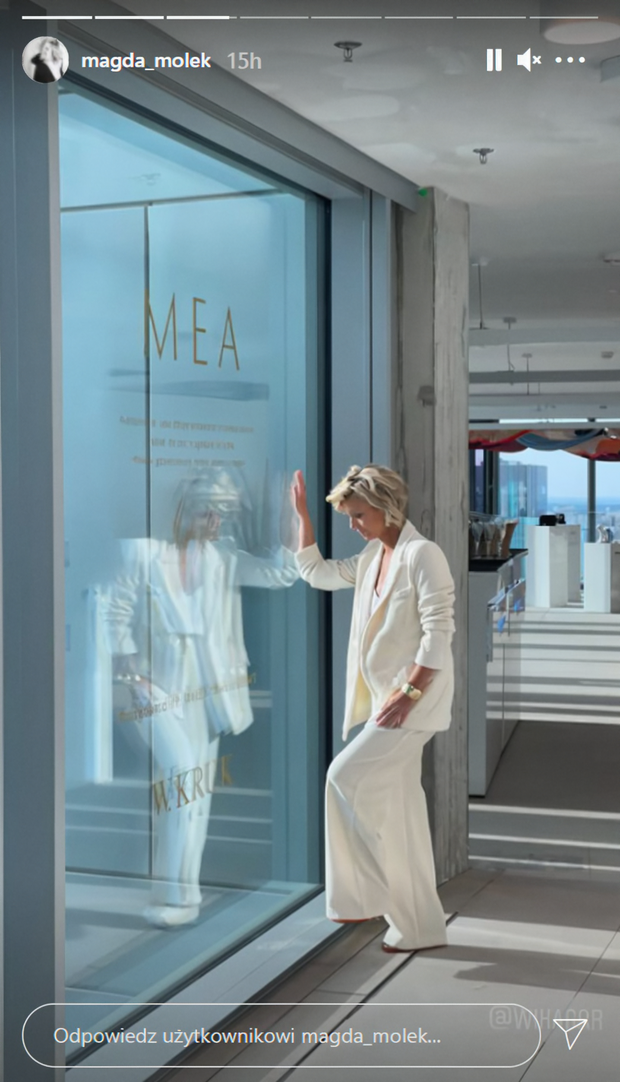 To stały element jesiennych stylizacji Magdy Mołek