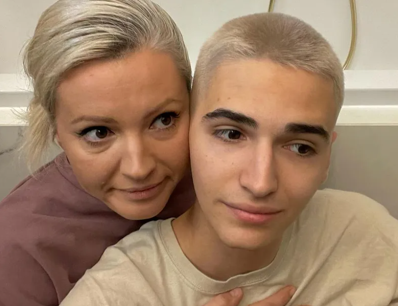 Dorota Szelągowska z synem - Antonim Sztabą