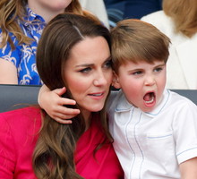 Książę Louis podczas obchodów Platinum Jubilee, czerwiec 2022.