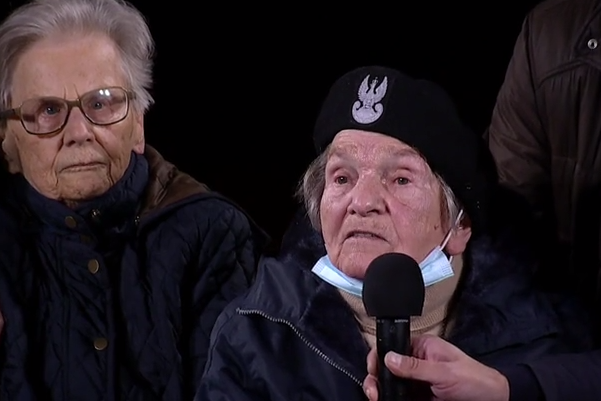 Wanda Traczyk-Stawska stawia czoła faszyzmowi. "Milcz głupi chłopie! Milcz! Chamie skończony" wykrzyczała do Roberta Bąkiewicza