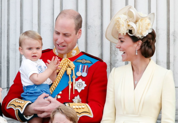 Książę Louis na swoim pierwszym Trooping The Colour, 8 czerwca 2019.