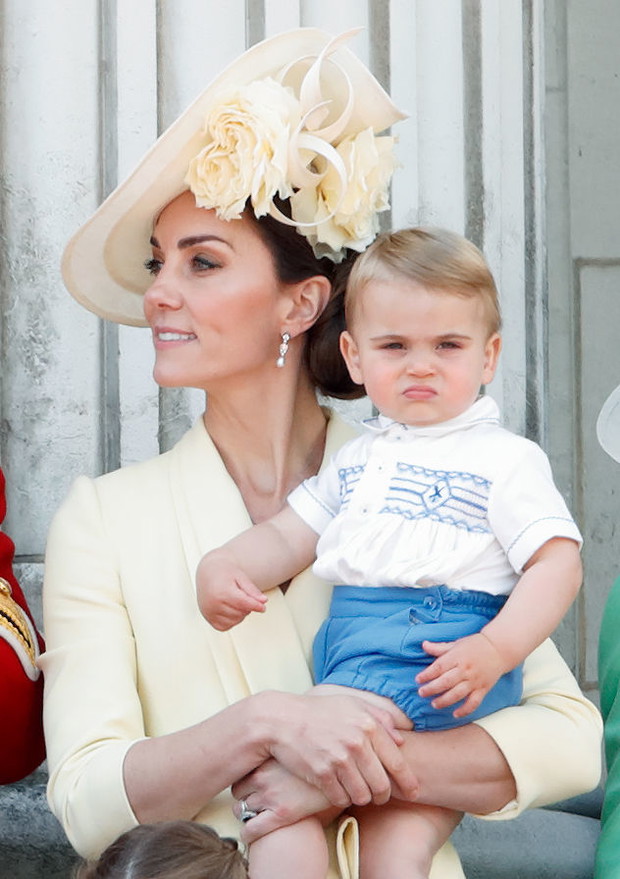 Książę Louis na swoim pierwszym Trooping The Colour, 8 czerwca 2019.