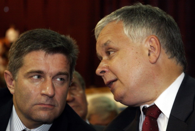 Władysław Frasyniuk i Lech Kaczyński