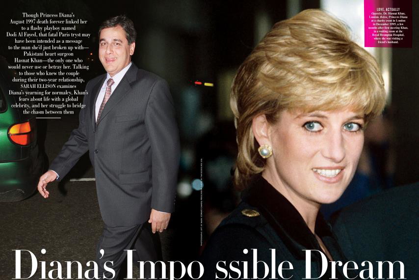 Księżna Diana i Hasnat Khan