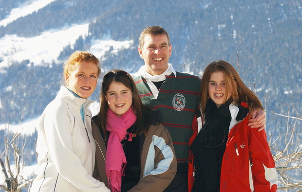 Książę Andrzej z rodziną