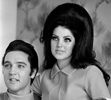 Elvis, Priscilla i Lisa-Marie Presley