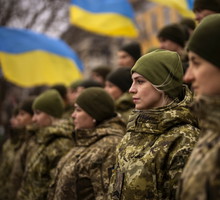 Ukrainki biorą udział w wojnie