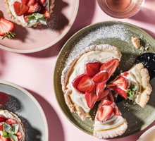 Fit ciasto z truskawkami