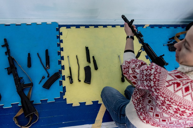 Ukrainki biorą czynny udział w wojnie