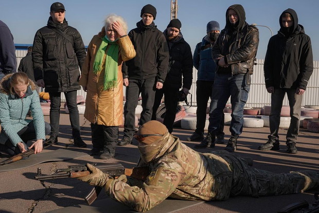 Ukrainki biorą czynny udział w wojnie