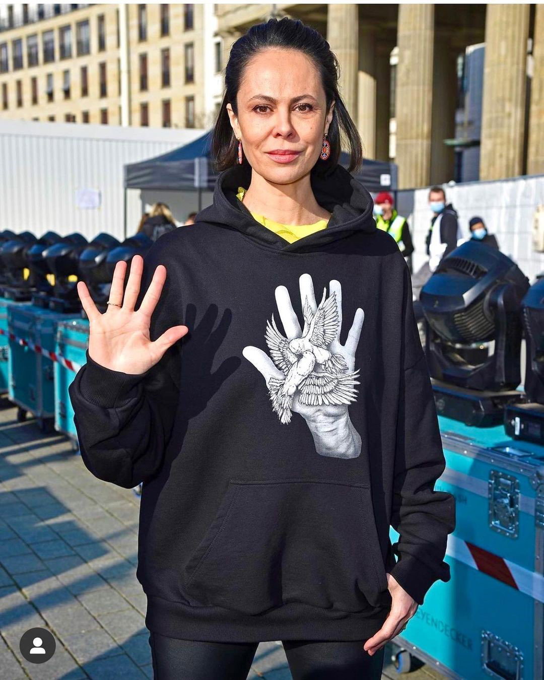 Natalia Kliczko, żona Witalija Kliczko mera Kijowa w pierwszym wywiadzie udzielonym TVN24