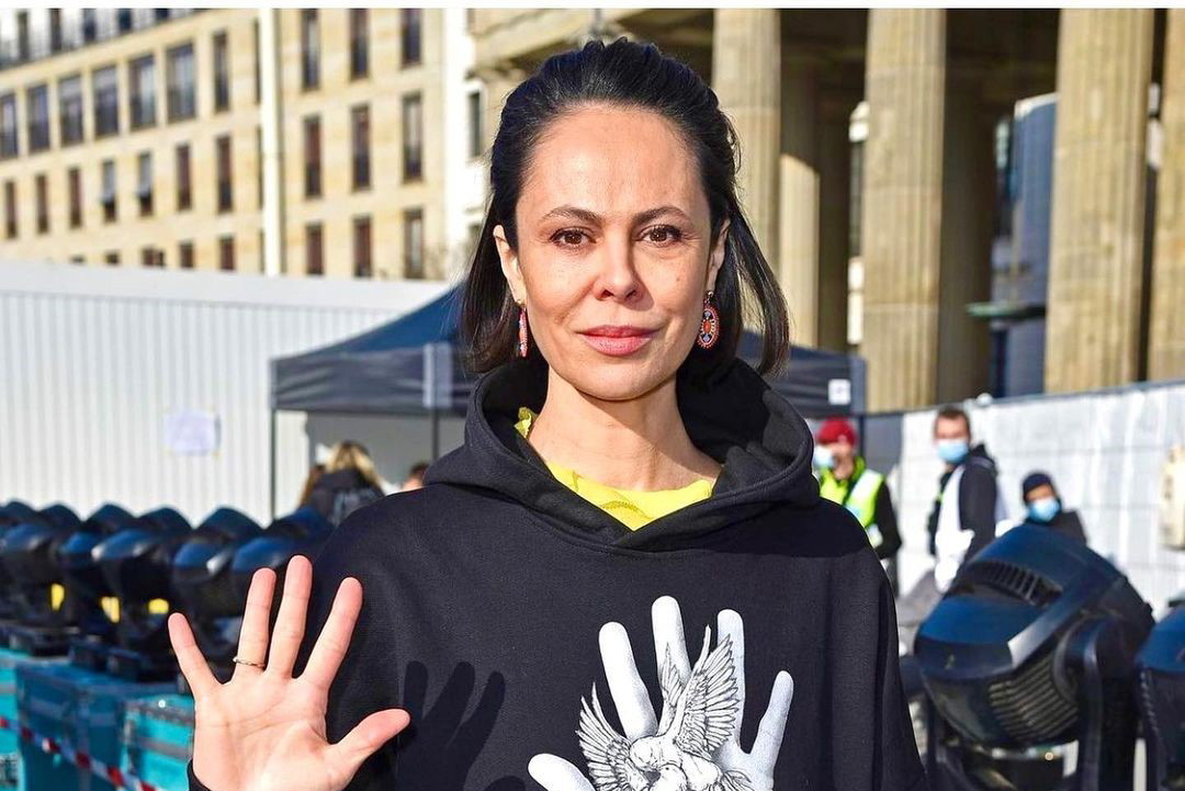 Natalia Kliczko, żona Witalija Kliczko mera Kijowa w pierwszym wywiadzie udzielonym TVN24